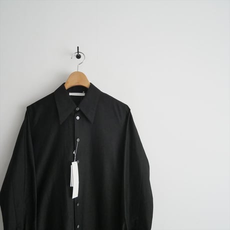 2023 / 未使用 / GALERIE VIE / コットンシルクパラシュート プリーツシャツワンピース / 23063406015 / 2501-0839