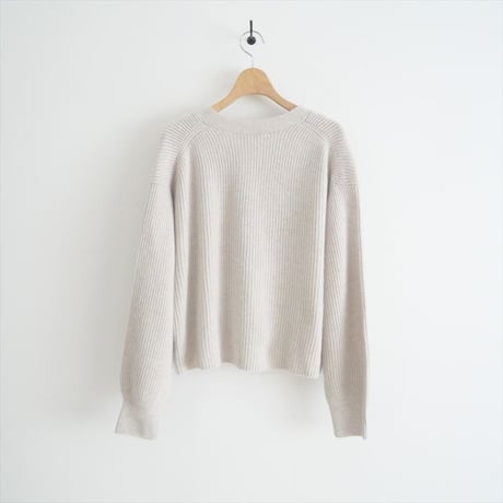 2022AW / DEUXIEME CLASSE / Cropped Vネック カーディガン / 22080500813030 / 2402-0819