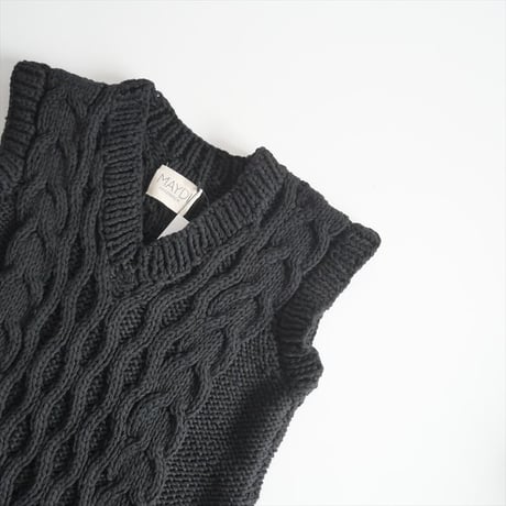2022SS / 未使用 / journal standard luxeなどでお取扱いブランド / MAYDI / HAND MADE CHUNKY VEST / 2502-2074