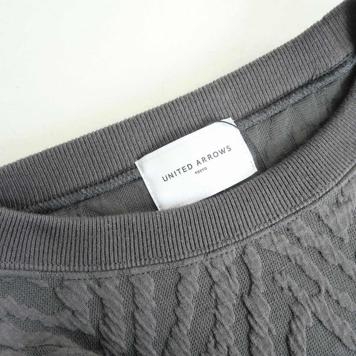 2023AW今季 / UNITED ARROWS / キルト ジャカード スウェット 2023AW今季 / UNITED ARROWS / キルト ジャカード スウェット