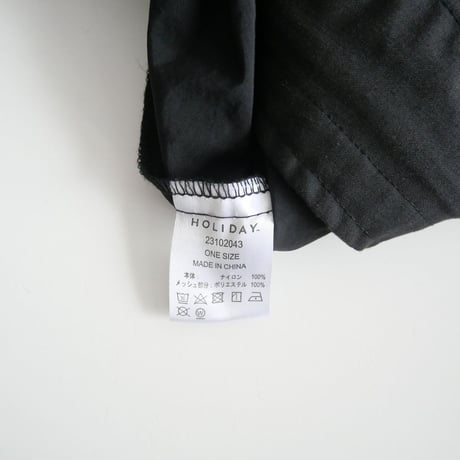 2023 / HOLIDAY / SUPPLEX NYLON WIND ZIP UP JACKET / 23102043 / 2312-0629