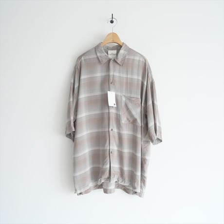2022SS / L'Appartement別注 / REMI RELIEF / CHECK 2WAY SHIRT / 2408-0937