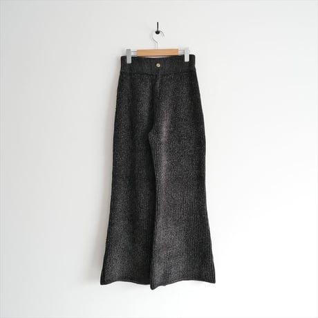 2024AW / 未使用 / ADAM ET ROPE / 【洗える】ミックスモールヤーンニットパンツ / GAS24000 / 2506-1123