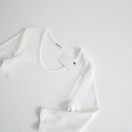 2026SS今季・人気完売色 / DEUXIEME CLASSE Rib Open Neck プルオーバー 26070500808010 / 2605-1092