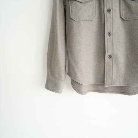 2023AW / LOEFF / サキソニー CPO シャツ / 88112990055 / 2501-0117