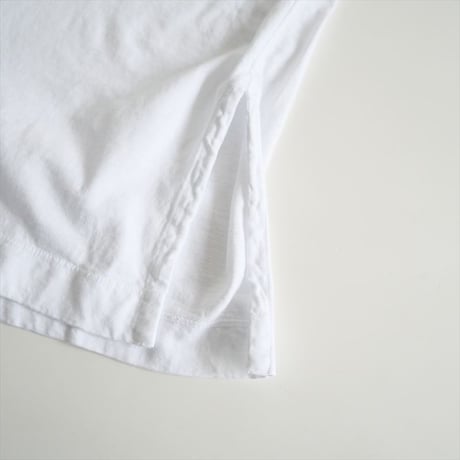 2023 / 未使用 / 45R / 度詰天竺のビッグスリットTシャツ / 70870013 / 2310-0658