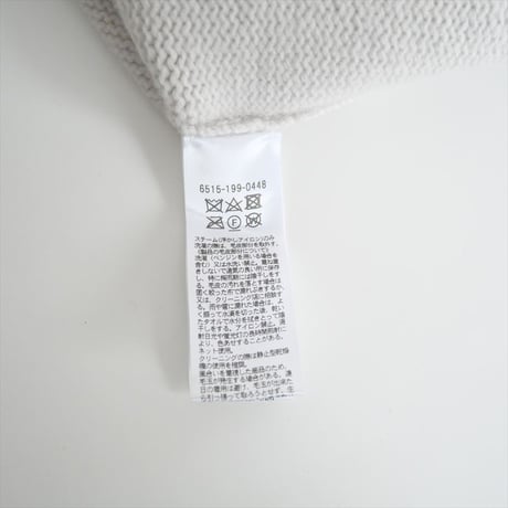 Drawer / 5Gウールカシミヤミンクパッチカーディガン / 6515-199-0448 / 2501-0983