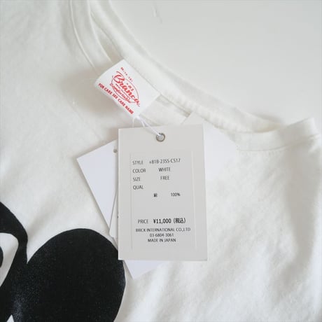 2023SS / 未使用 / +81branca / frencn sleeve(Mickey Mouse) / +81B-23SS-CS17 / 2410-0516