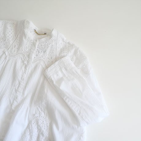2024SS・人気完売品 / Curensology / コットンカットワークブラウス  / CL406008ER / 2507-0601
