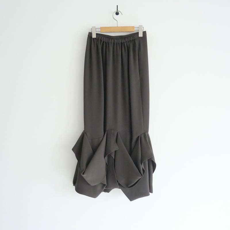 ENFOLD TACK DRAPE HEME SKIRT 変形 ロング スカート ENFOLD(エンフォルド) TACK DRAPE-HEME SKIRT