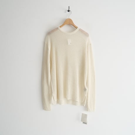 2022SS / DEUXIEME CLASSE / Mesh クルーネック プルオーバー / 22080500414010 / 2311-0111
