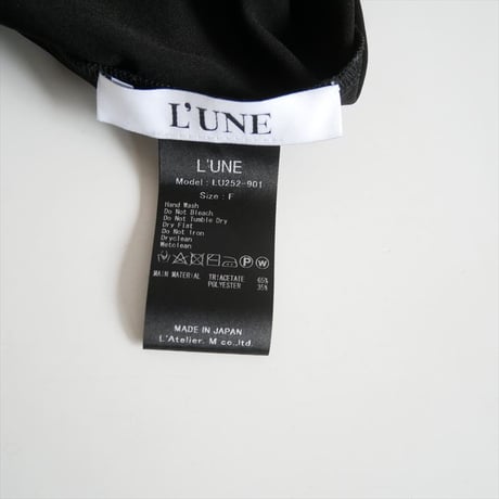 2025SS・人気完売品 / L'UNE / Dolman Jersey Long Sleeve Top / LU252-901 / 2511-0911