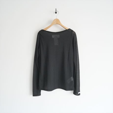 2024AW今季 / Plage別注 / JANE SMITH / SHEER BOAT NECK Tシャツ / 24WCT-＃636L / 2411-0475
