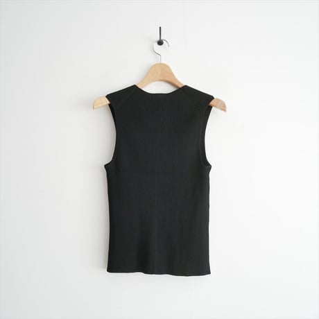 未使用 / theory luxe / Wooster Crepe Knit Sleeveless Shell / 01-4101724 / 2602-0768