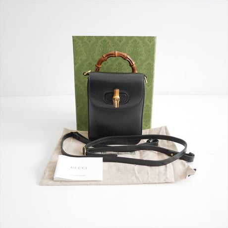 未使用 GUCCI バンブー 3WAYミニショルダーバッグ 702106 UZY0T 2606-0456