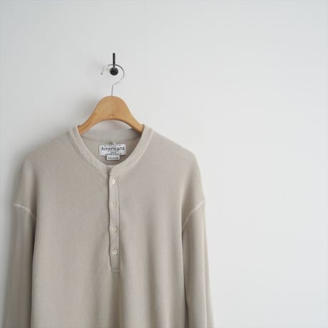 2025SS今季新作・人気完売色 / DEUXIEME CLASSE別注 / AMERICANA / WAFFLE LONGSLEEVE Tシャツ / 2504-0204