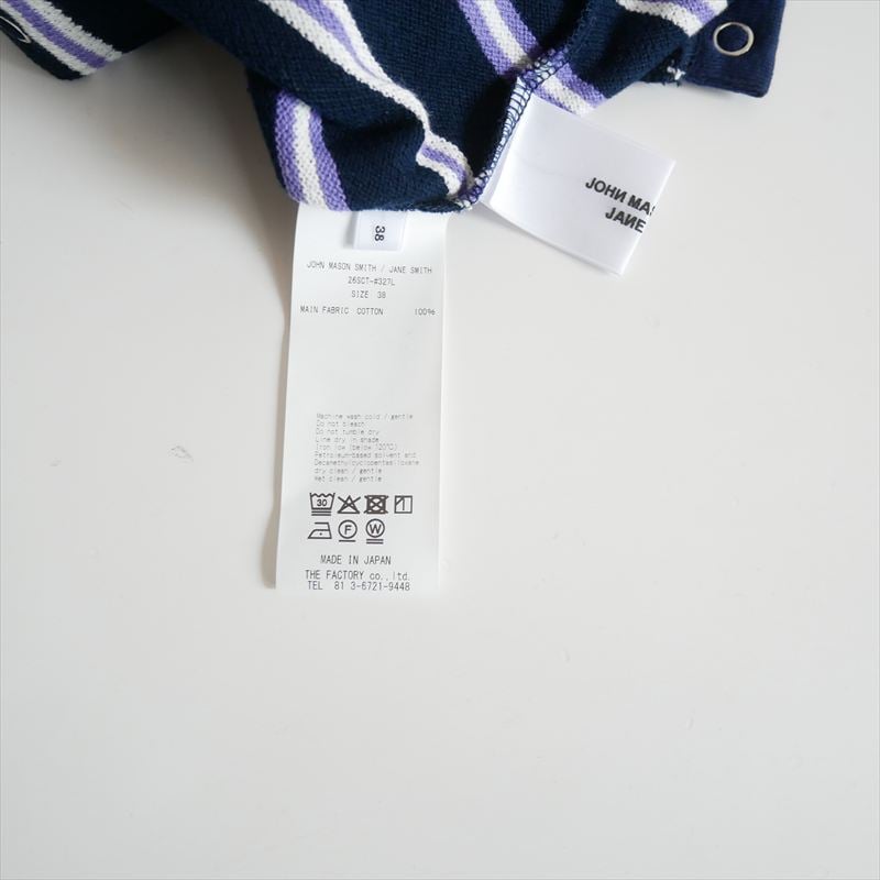 JOHN MASON SMITH ジョン メイソン スミス 26SS COTTON PIQUE TUBE TOP チューブトップ 26SCT-327L ブラウン レッド 38 JOHN MASON SMITH ジョン メイソン スミス 26SS COTTON PIQUE TUBE TOP