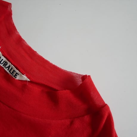 2025SS・人気完売色 AURALEE / SUPER HIGH GAUGE SHEER RIB TEE / A00T03HF 2506-0899