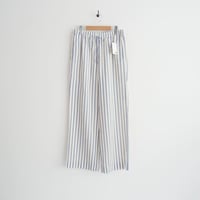 未使用 CALMER / STRIPE DRAWSTRING PANTS / 24030256510020 2601-0918