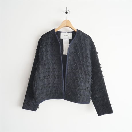 2024 / 未使用 / HAPPY PLUS STORE別注カラー / ADAWAS / FRENGE TWEED JACKET / ADWS-308-17 / 2503-0334