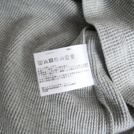 2025SS今季新作 / DEUXIEME CLASSE別注 / AMERICANA / WAFFLE LONGSLEEVE Tシャツ / 25070510001710 / 2502-0819
