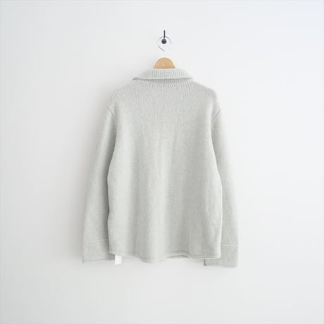 〇継続販売品 / GALERIE VIE / ファインウール シャツカラー オーバーカーディガン / 23023402304 / 2508-1239