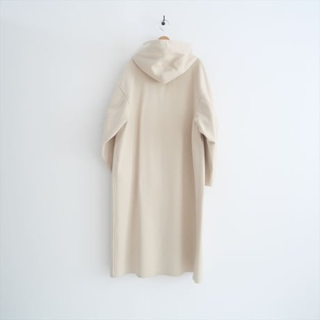 〇2022AW / HYKE / MELTON HOODED WORK COAT / 17357 / 2504-0932