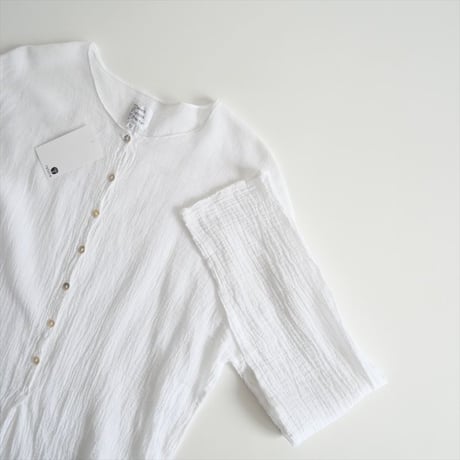 2023SS・人気完売品 / Plage別注 / LES ATELIERS FRANCAIS DE CONFECTION / HENLY NECK L/SL シャツ / 2504-0238