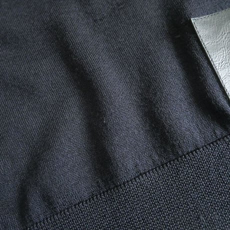 N°21 / レザーパッチニット / 2506-1280