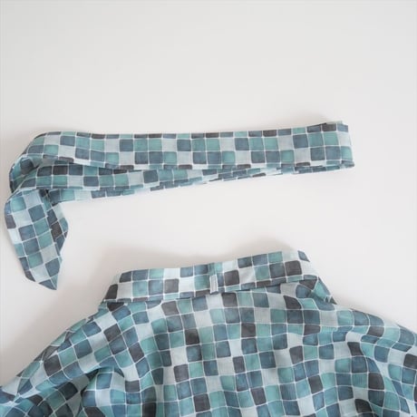 2024AW / theory luxe / Mosaic Glass Print Ziane / 03-4308250 / 2508-2066