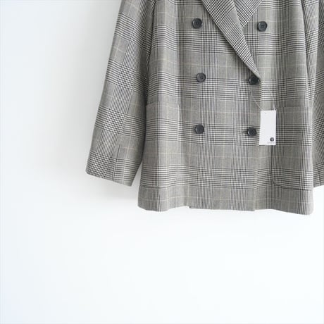 2023AW / Lisiere / L'Appartement / CHECK HANDSOME JACKET / 23010560101030 / 2405-1285