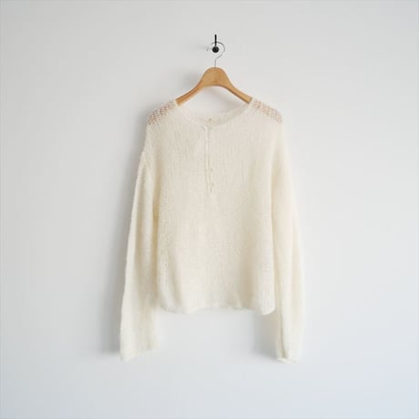 2024AW・人気完売品 / Plage / HENLEY ALPACA mix プルオーバー / 24080922827140 / 2511-0638
