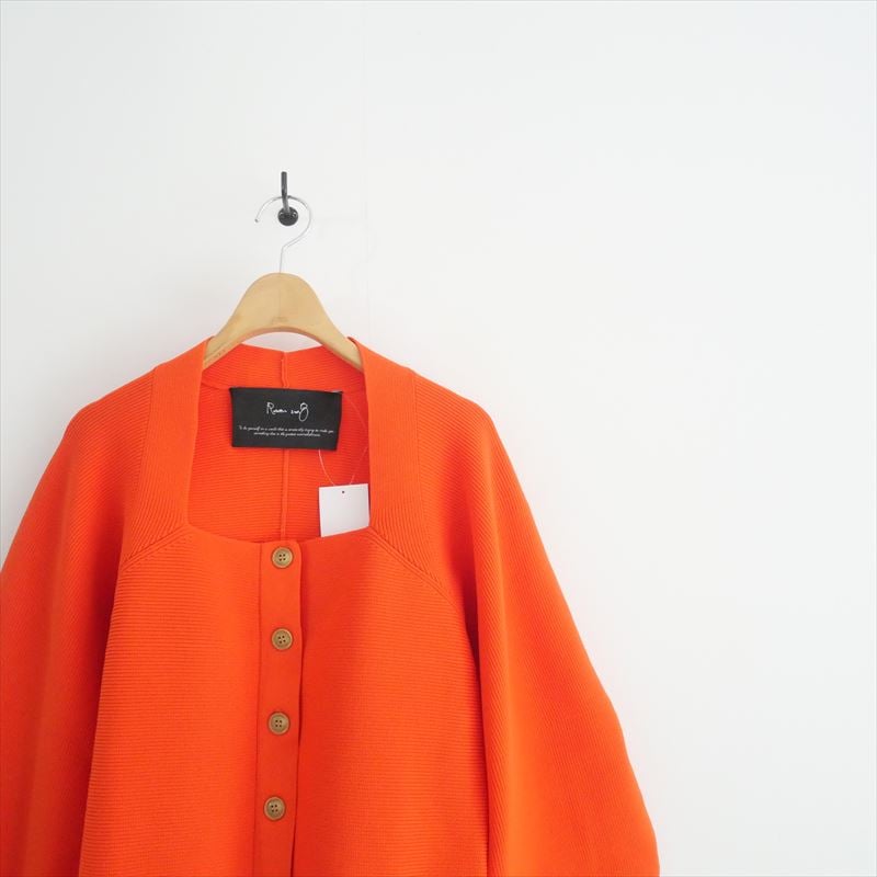 NYのラザーロドレス！一回のみ着用の美品。 2023AW / Room no.8 / ROYAL RIB SQUARE/N TOPS /