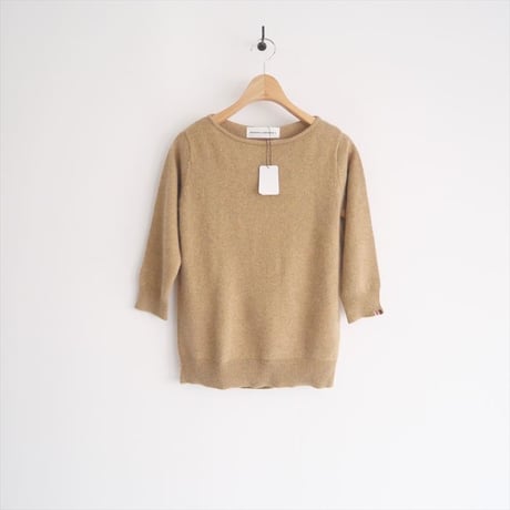 2023AW / 未使用 / Extreme Cashmere / 七分袖カシミアニット / 3810800343 / 2412-0761