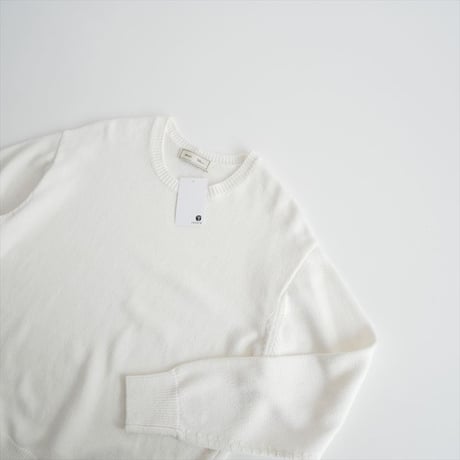 2025SS / ebure×Ron Herman コットンニットプルオーバー 4110800279 / 2604-0844