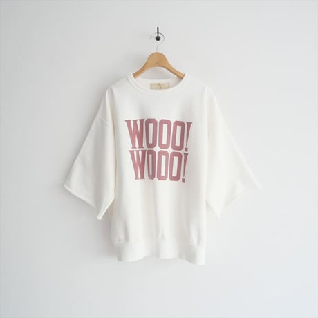2025SS今季・人気完売品 / 未使用 / AP STUDIO別注 / R JUBILEE / ハーフスリーブスウェット(WOOO) / 25070587004210 / 2505-2177