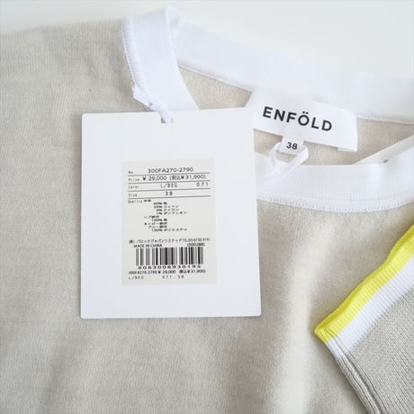 2022AW / 未使用 / ENFOLD / LINE WIDE PULLOVER / 300FA270-2790 / 2403-0754