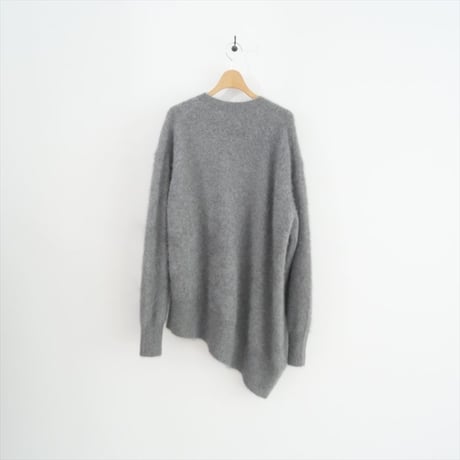 〇2024AW / Curensology / フォックスカシミヤアシメトリープルオーバー / CL406182ER / 2509-1028