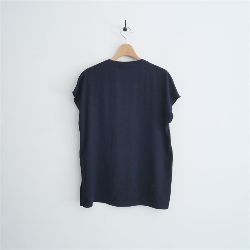 Theory 22SS Powder Crepe PKT Popover N 黒 セール】ブラウス POWDER CREPE PKT POPOVER(505467054