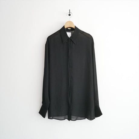 2025・人気完売品 / DEUXIEME CLASSE トリアセ シフォン シャツ 25050500401030 / 2605-1090
