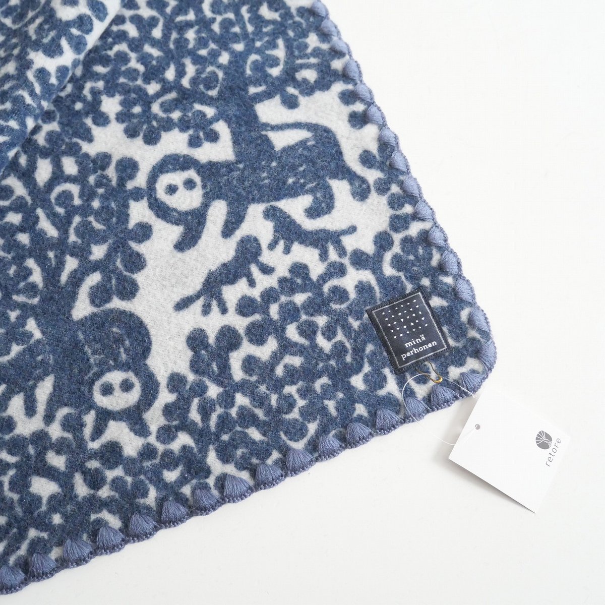 mina perhonen / ウールミニブランケット moon bear / 2307-10