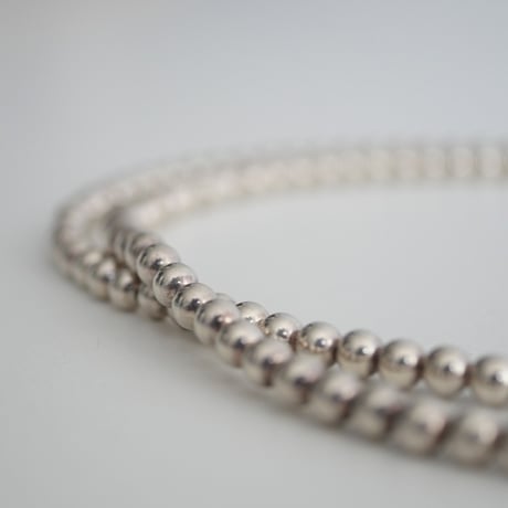 2021 / FRAMeWORK購入品 / INDIAN JEWELRY / 5mmビーズネックレス132cm / 2401-0312