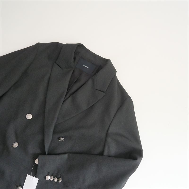 FRAMeWORK TWRカルゼDBジャケット2 ネイビー 38 FRAMeWORK ジャケット テーラードジャケット 「追加」TWRカルゼ