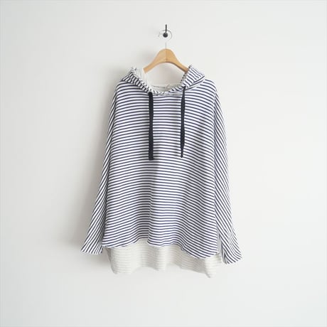 2024SS・人気完売品 / L'Appartement購入品 / FRANK&EILEEN / BORDER HOODIE SWEAT / 24070570002910 / 2504-1174