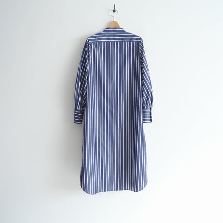 2023 / M・fil × EFFE BEAMS / 別注 ストライプ シャツドレス / 230-15756 / 2310-0663