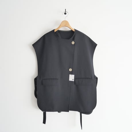 2023SS / LANVIN en Bleu / ベルテッドオーバーサイズベスト / 3326205 / 2401-2001