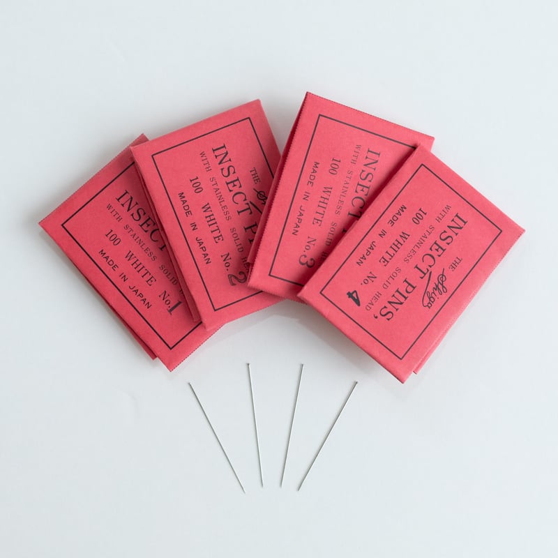 有頭志賀昆虫針1号（100本入り） | 昆虫標本道具店 byカモシカ商店