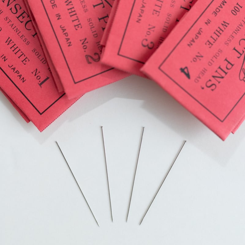 有頭志賀昆虫針4号（100本入り） | 昆虫標本道具店 byカモシカ商店