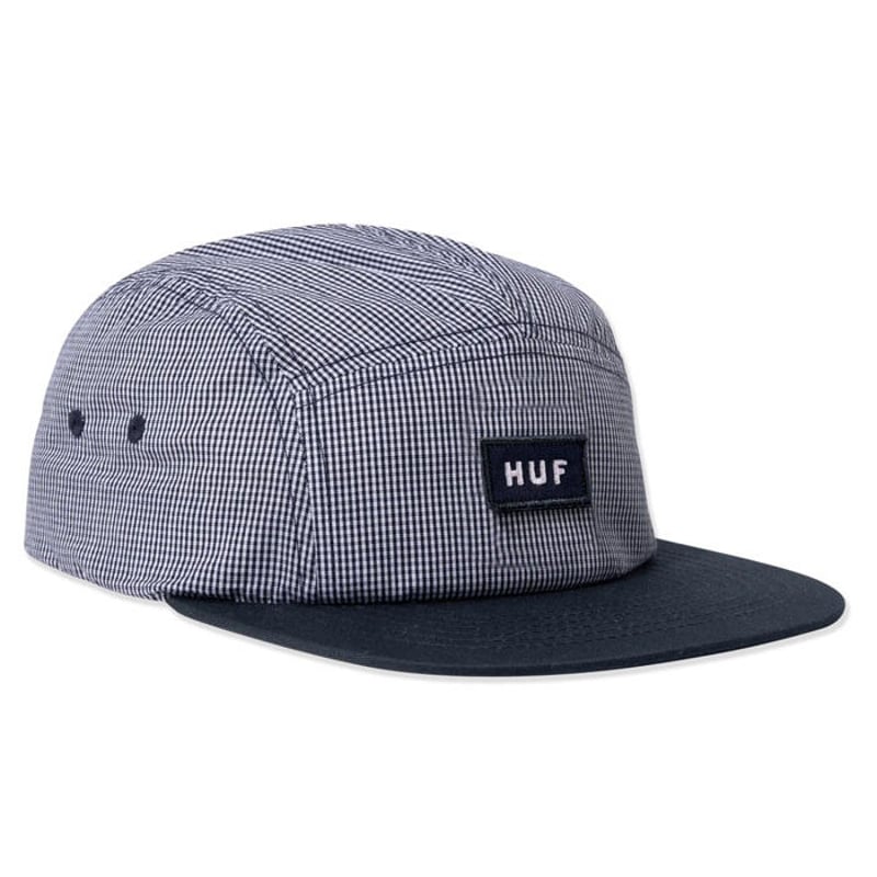 HUF Micro Gingham Box Logo Volley Hat CAP ハフ ジェ...