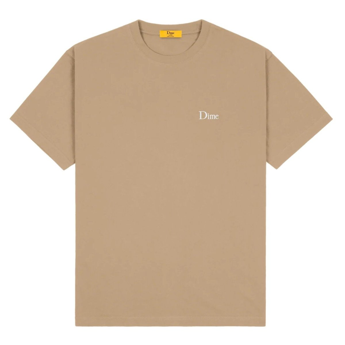 Dime Classic Small Logo T-Shirt Camel ダイム メンズ...